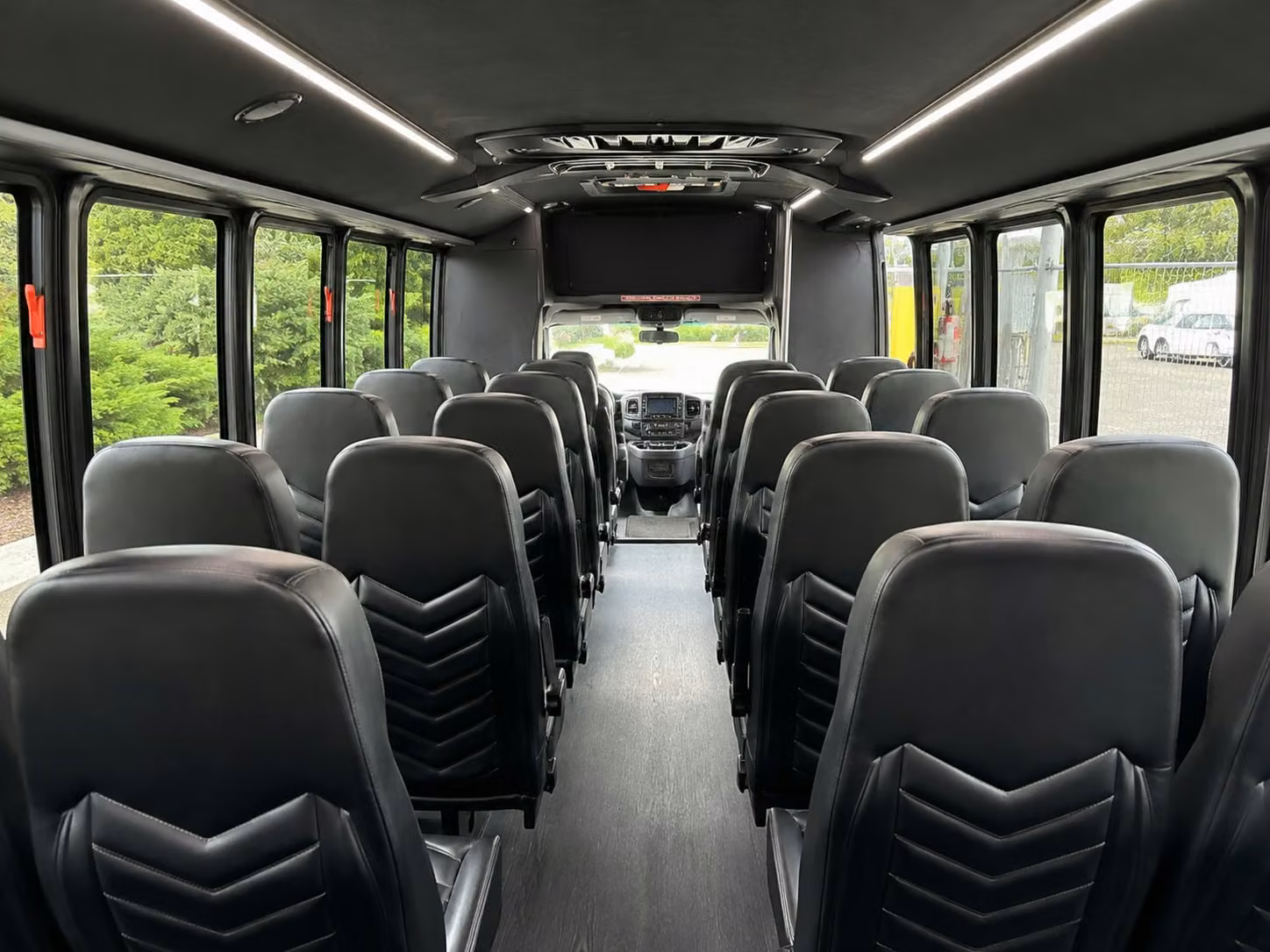 18 passenger minibus inside