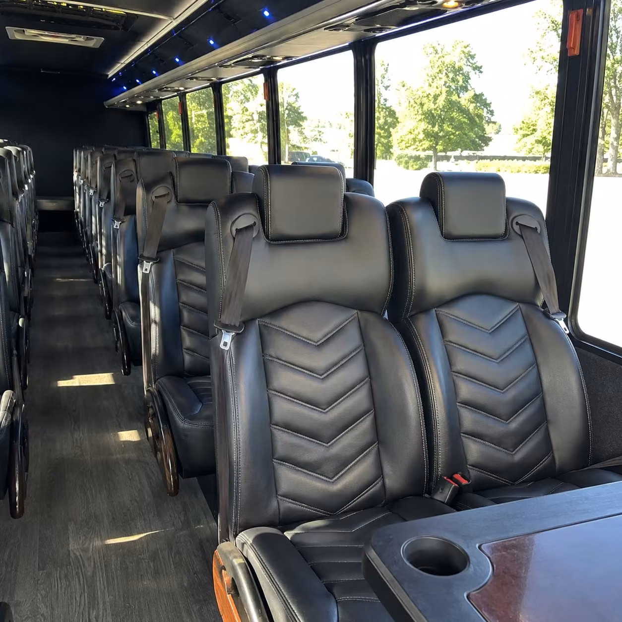 25 passenger minibus inside