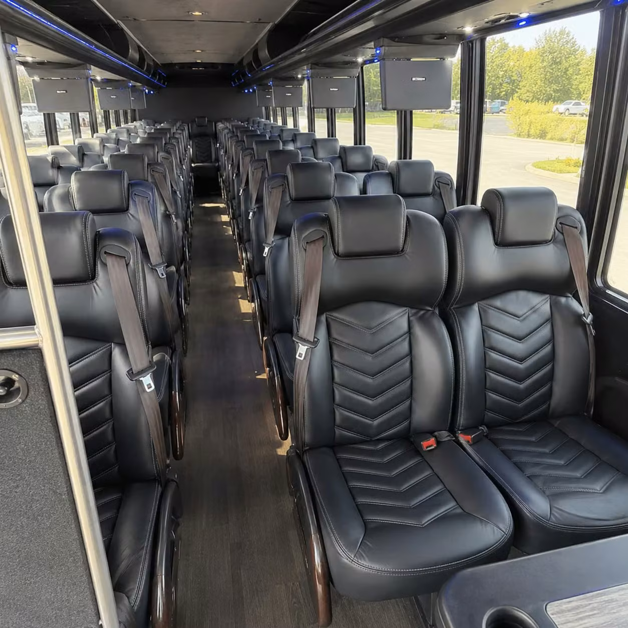 28 passenger minibus interior