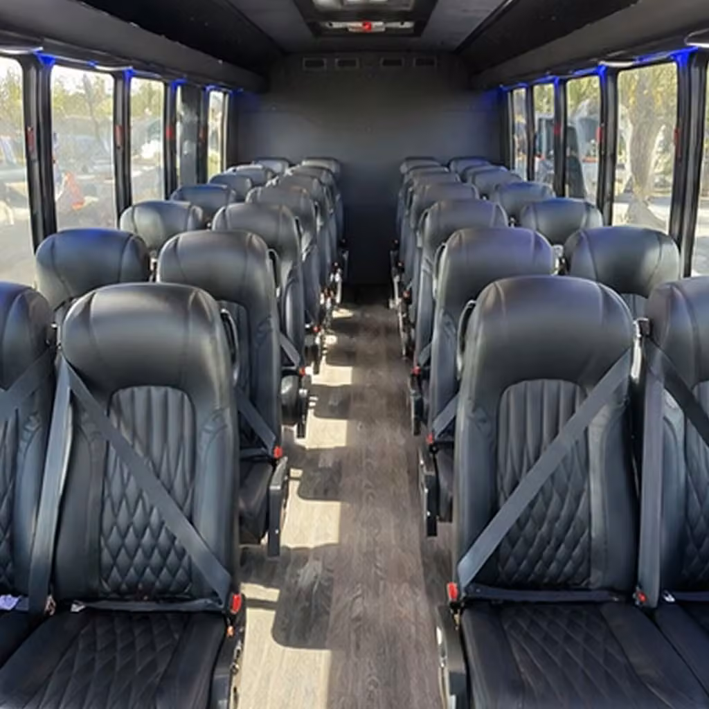 30 passenger minibus interior