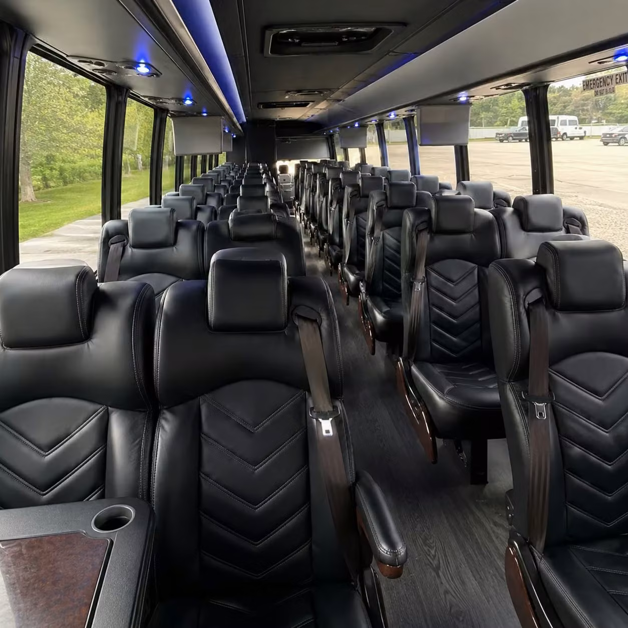 35 passenger minibus inside
