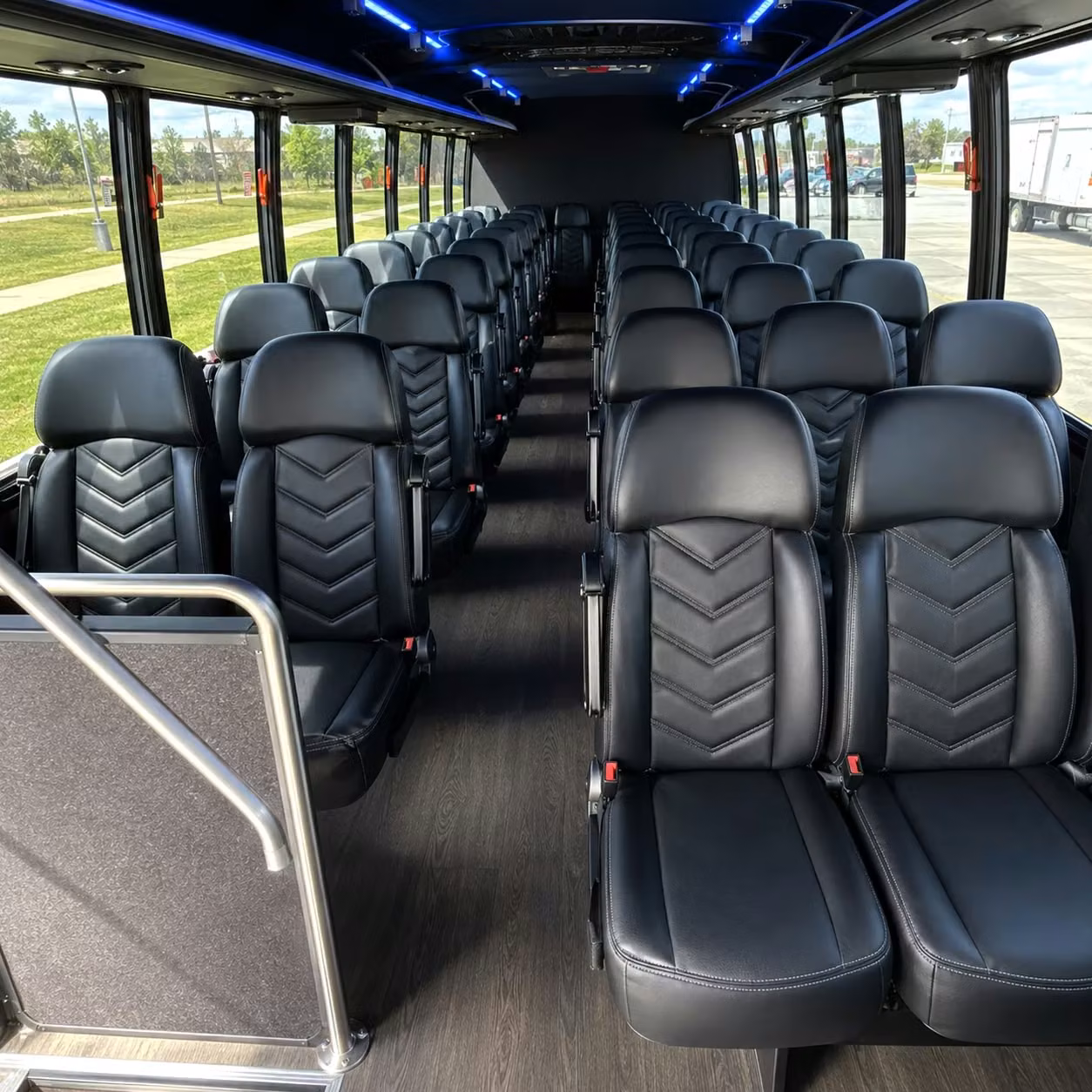 35 passenger minibus interior
