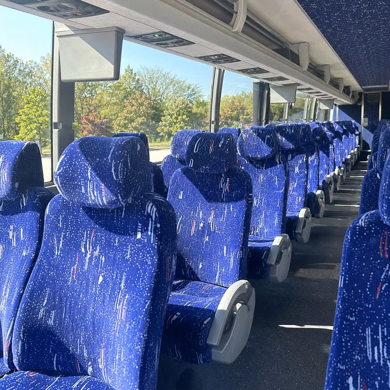 antioch charter bus rental interior