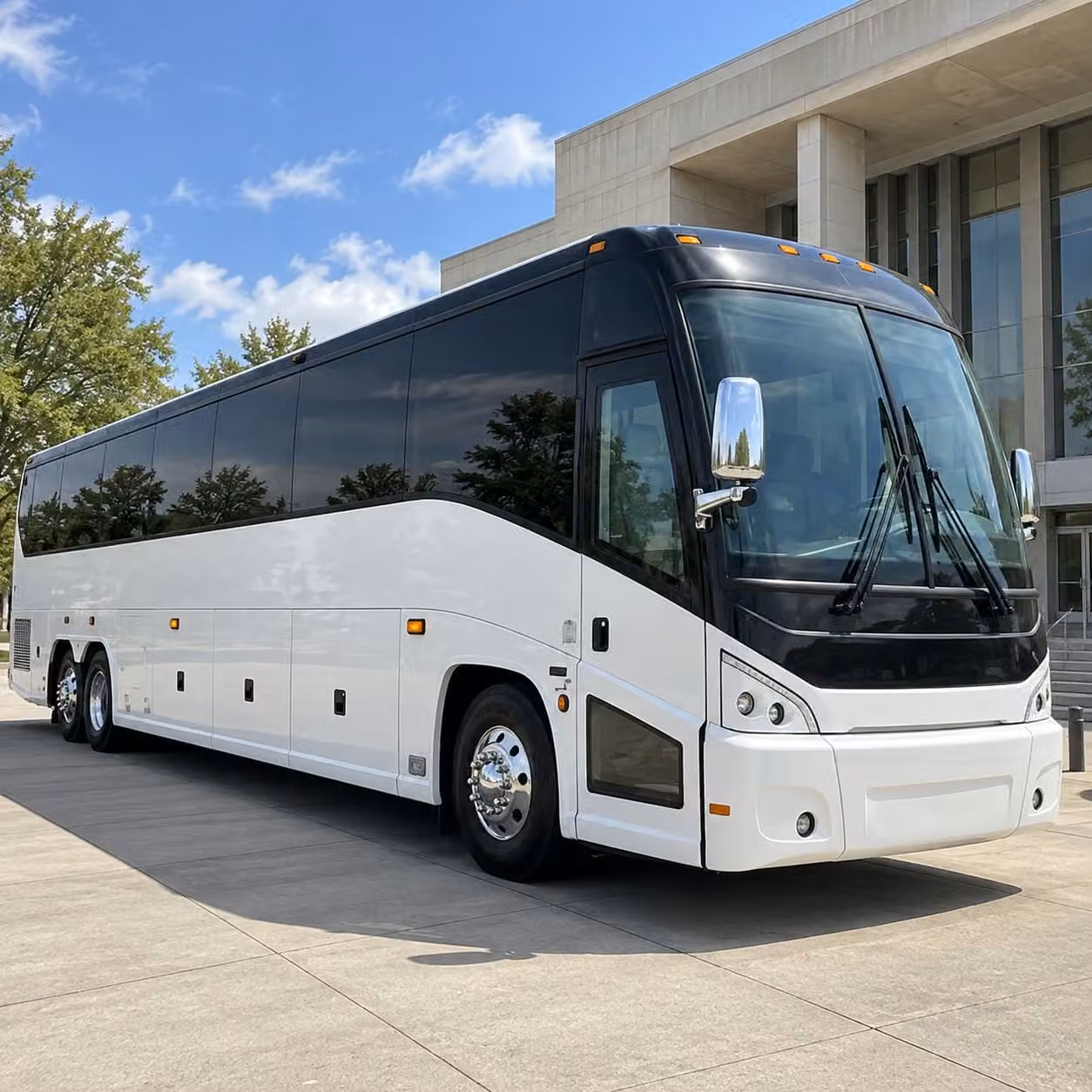 charter bus rentals for large antioch prom groups heading out together