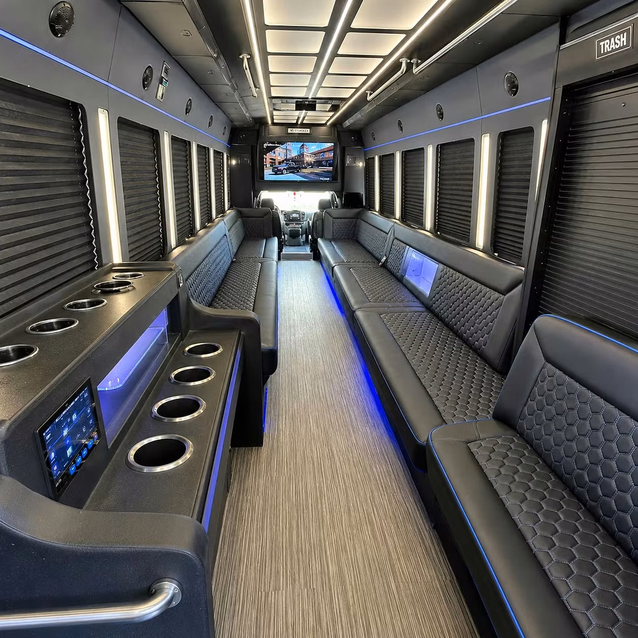 party bus interior