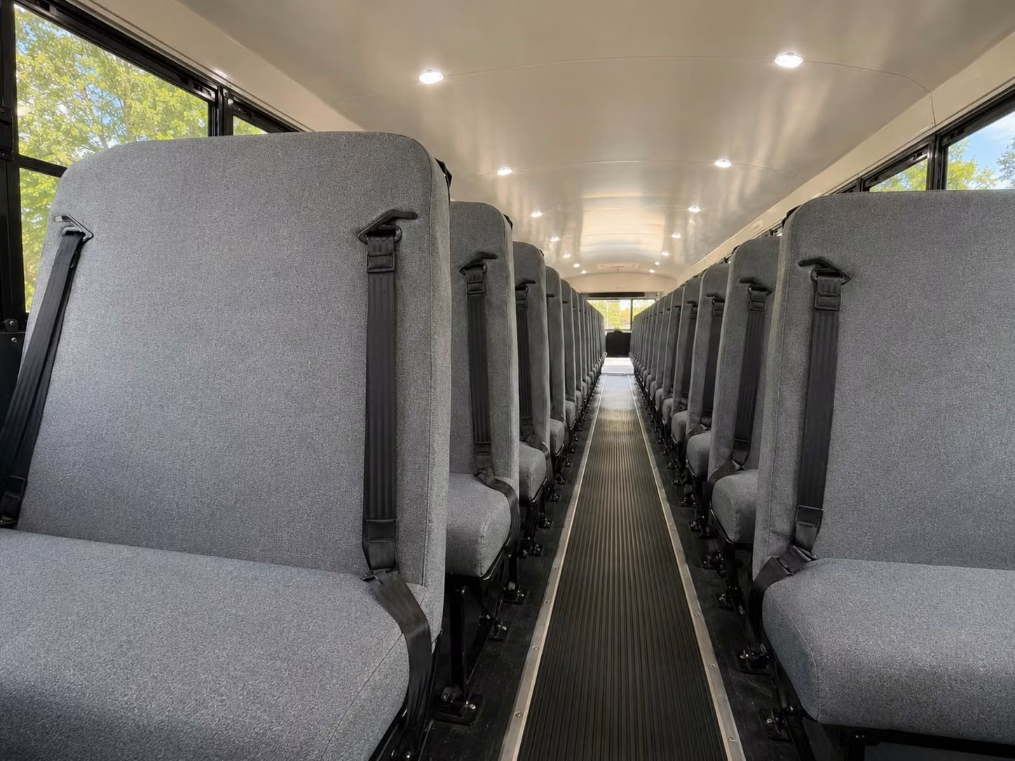 school bus interior