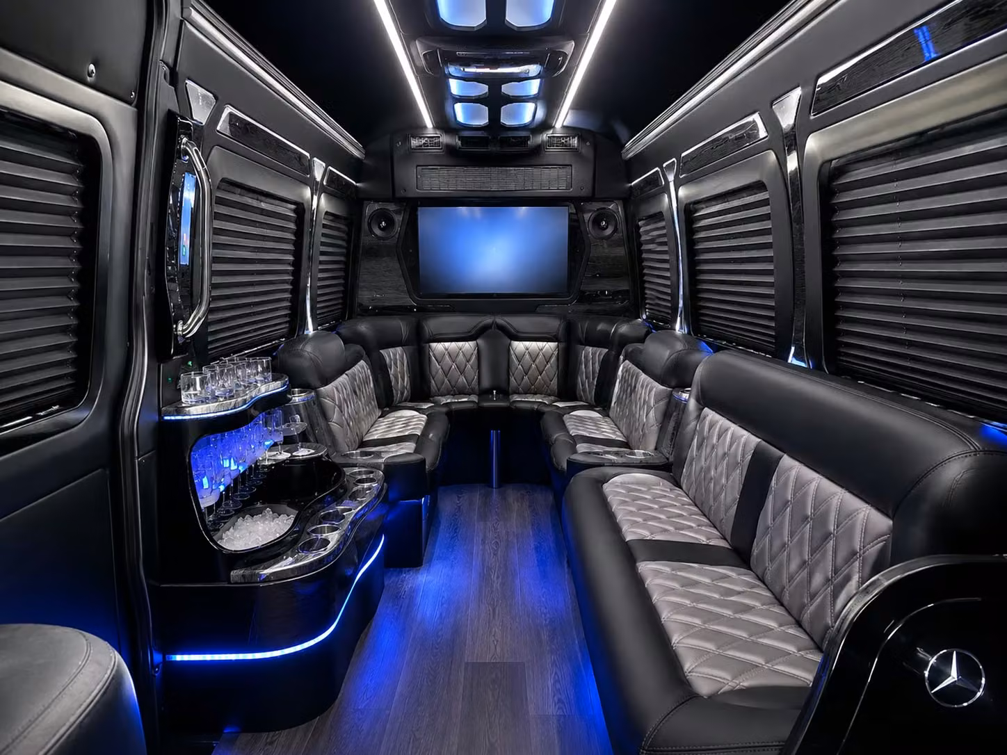 sprinter limousine inside